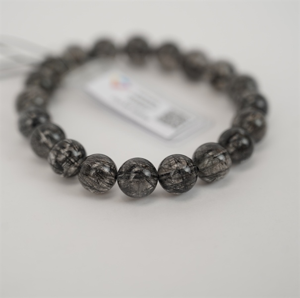 Vòng tay thạch anh tóc đen 468535 + ly10-20