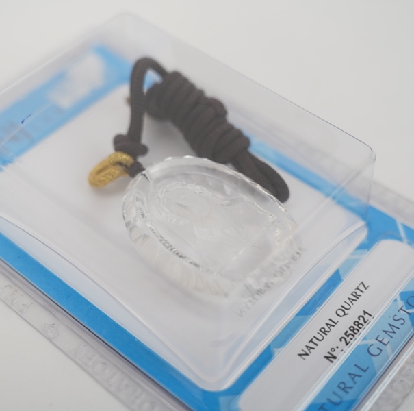 Mặt dây chúa thạch anh trắng 258821 +