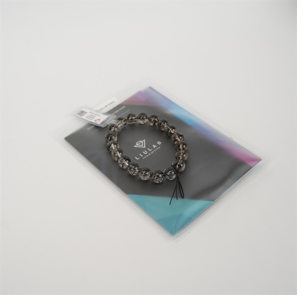 Vòng tay thạch anh tóc đen 722964 + ly10-19