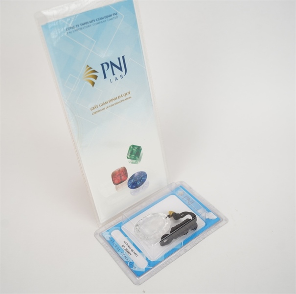 Mặt dây chúa thạch anh trắng 258821 +