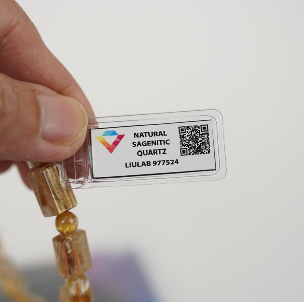 Vòng tay đốt trúc thạch anh tóc vàng 977524 +