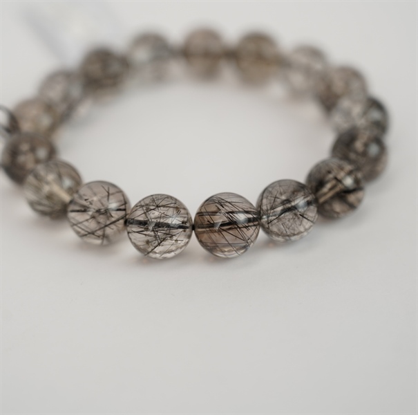 Vòng tay thạch anh tóc đen 648633 + ly 12-17