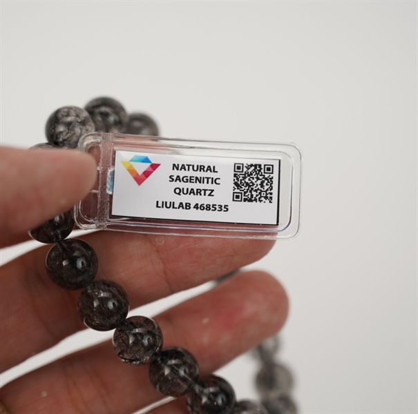 Vòng tay thạch anh tóc đen 468535 + ly10-20