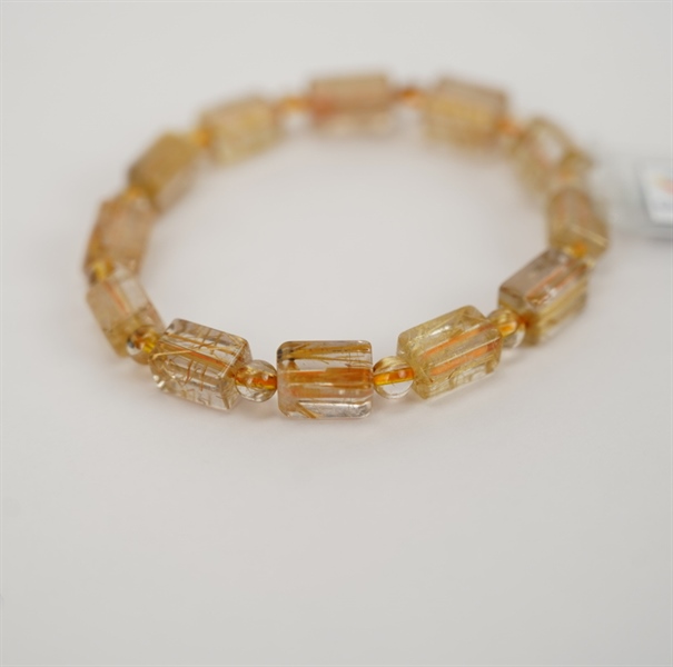 Vòng tay đốt trúc thạch anh tóc vàng 354723 +