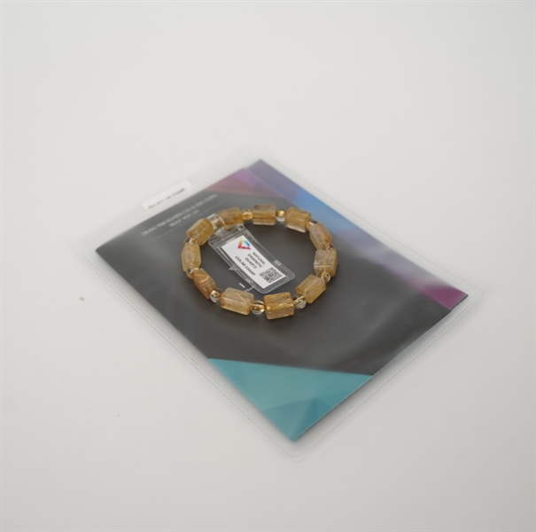 Vòng tay đốt trúc thạch anh tóc vàng 326689 +