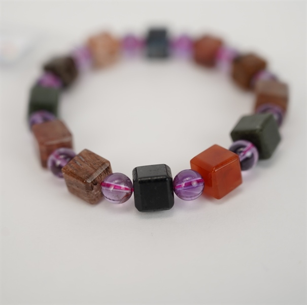 Vòng vuông thạch anh đa sắc 456368 +