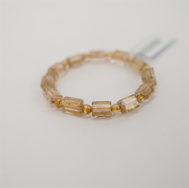 Vòng tay đốt trúc thạch anh tóc vàng 877532 +