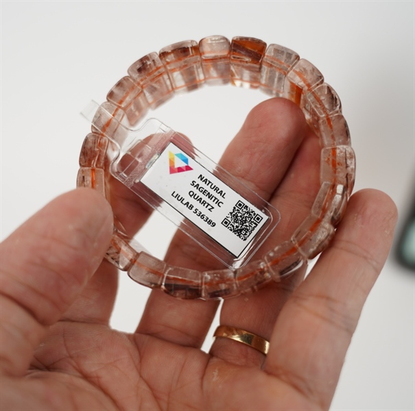 Vòng bản thạch anh tóc đỏ 536389+ ly7-22