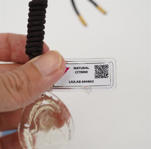 Mặt dây chúa thạch anh vàng 694863 +