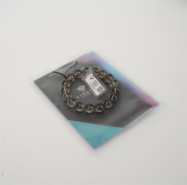 Vòng tay thạch anh tóc đen 648633 + ly 12-17