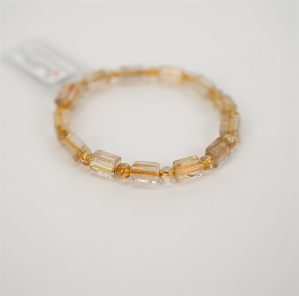 Vòng tay đốt trúc thạch anh tóc vàng 558989 +