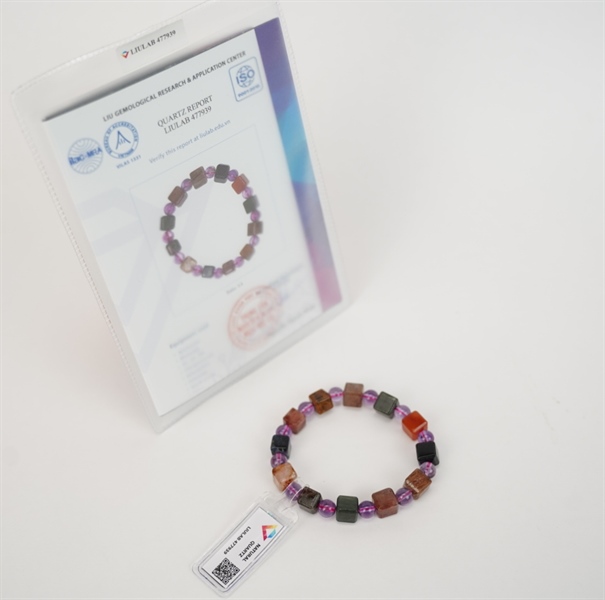 Vòng vuông thạch anh đa sắc 456368 +