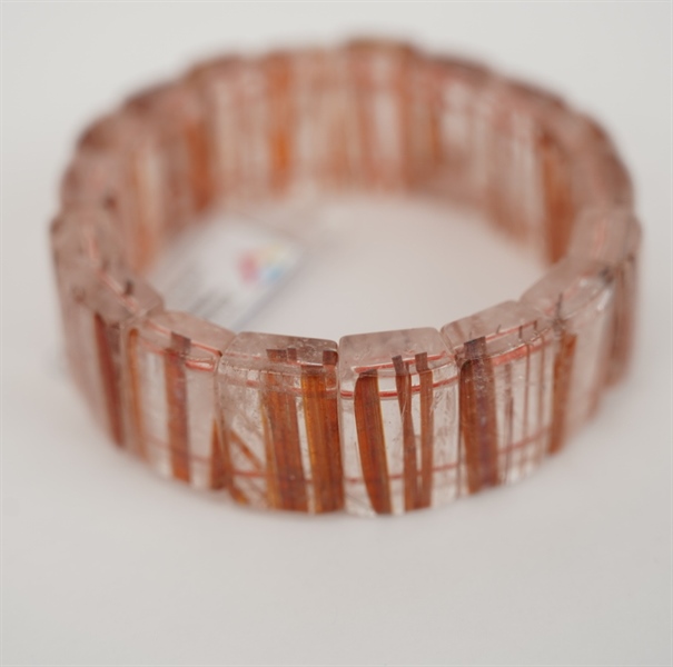 Vòng bản thạch anh tóc đỏ 497492+ ly8-18