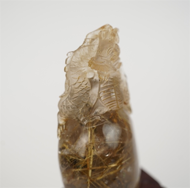 Tác phẩm rồng thạch anh tóc vàng 692293 +