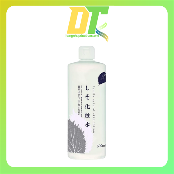 Nước hoa hồng Natural lá tía tô 500ml trắng