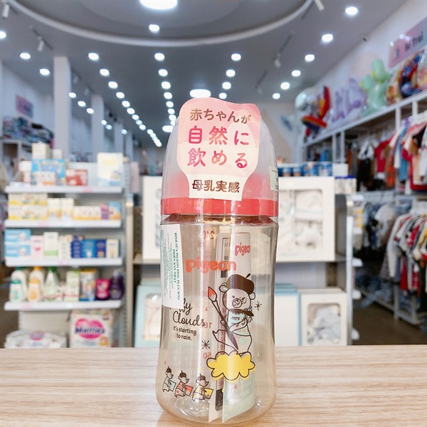 Bình sữa Pigeon PPSU 240ml Gấu mây