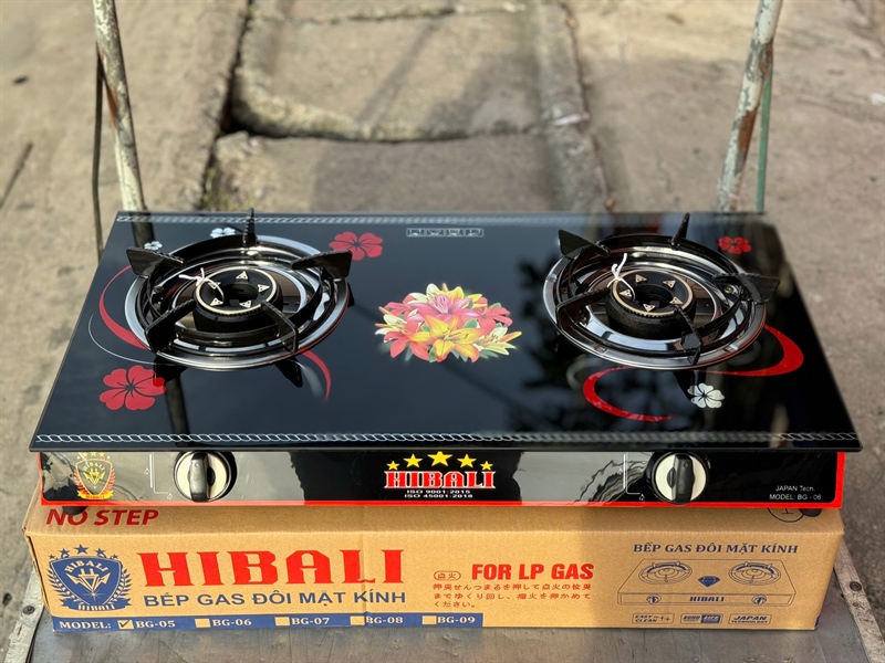 Bếp Gas Mặt Kính - ĐG82 - BG-06 HIBALI