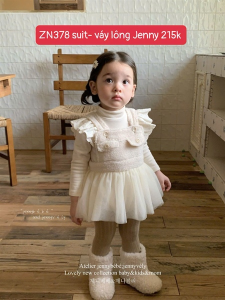 ZN378 Suit - váy lông Jenny