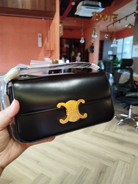 Túi Celine đen bóng chữ nhật size 20 (HC) +