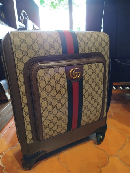 Vali GG xám sọc đỏ xanh (HC) +