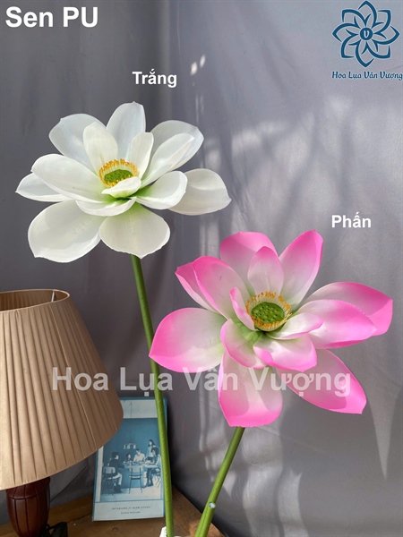 Sen PU - Hoa cành dài - Hoa Lụa Vân Vượng