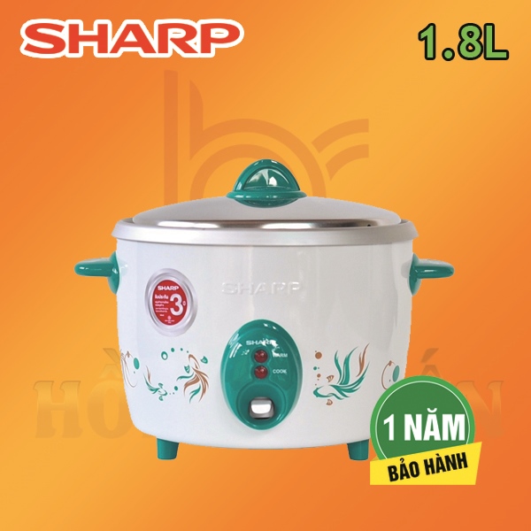 Nồi Cơm Nắp Rời SHARP 1.8 Lít KSH-D18
