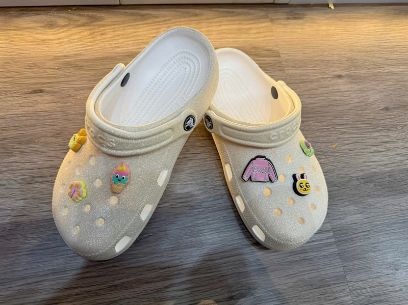 Giày Clog Unisex Crocs Glitter Classic