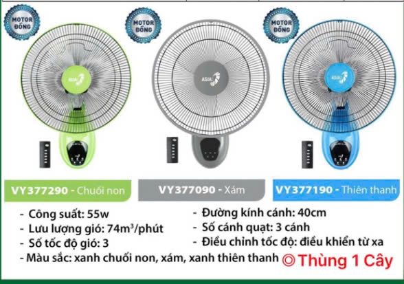 Quạt treo Remote 55W - L16019