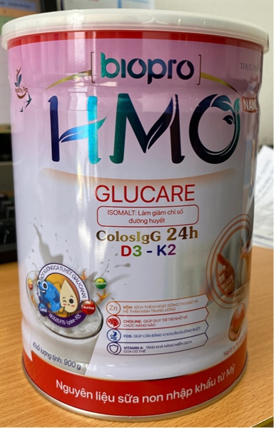 Sữa Biopro HMO Nano Glucare Nanofood dành cho người tiểu đường (900g)