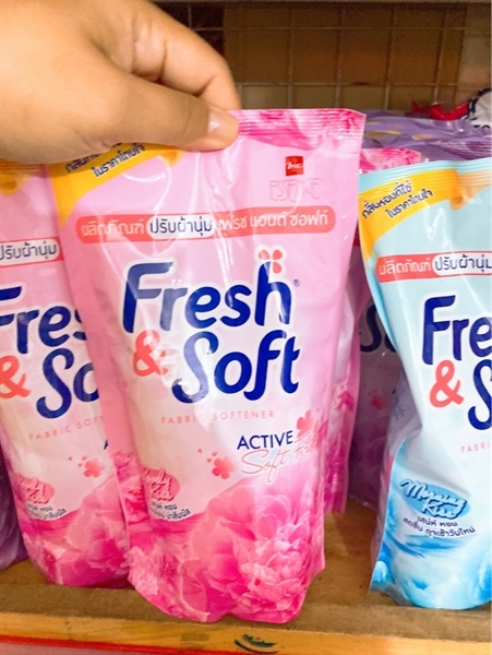 Nước xả vải Fresh & Soft 500ml HỒNG