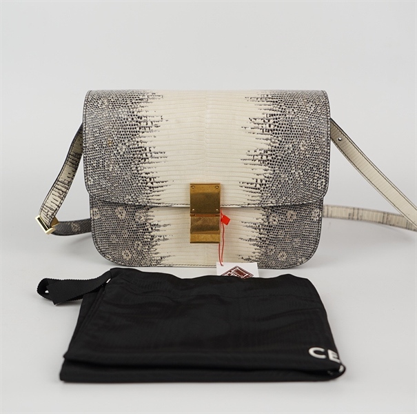 Túi Celine da trăn trắng (F-LA-1127) sz23 (HC) +