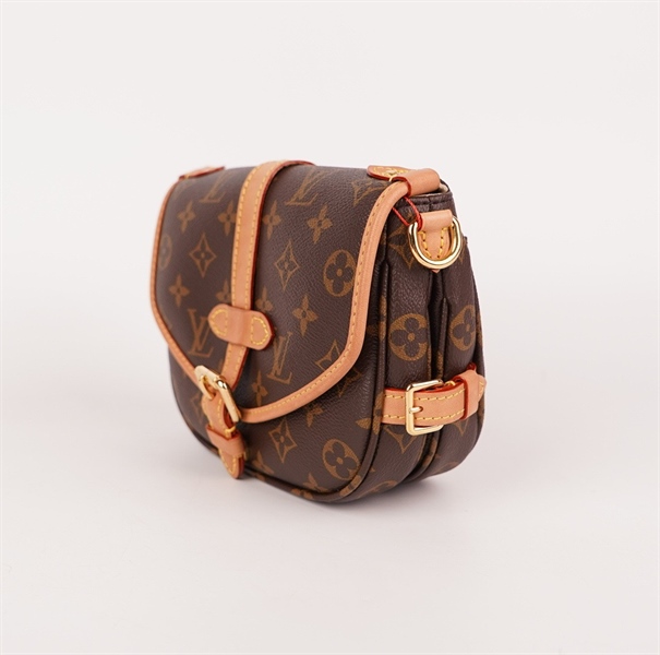 Túi LV hoa nâu viền cam size 18 (HC) +