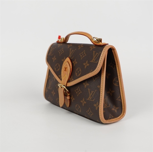 Túi LV hoa nâu viền cam (FL3159) sz23 (HC) +