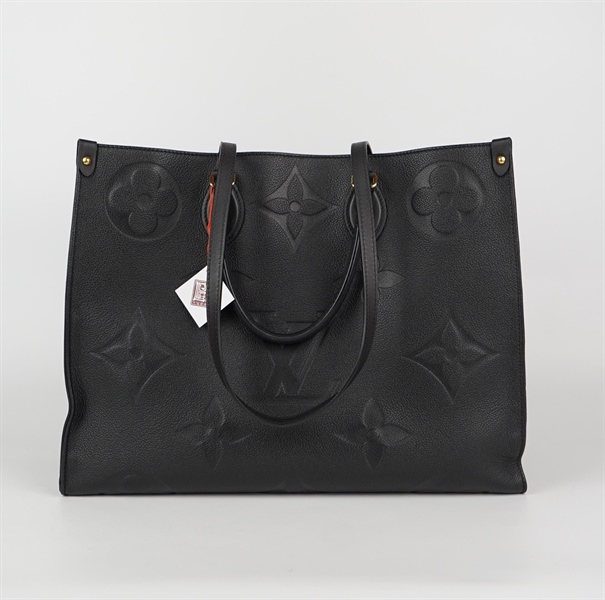 Túi LV onthego hoa đen có lót from đỏ size 35 (HC) +