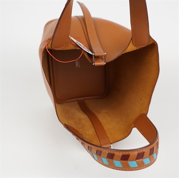 Túi Hermes màu nâu size 18 (HC) +