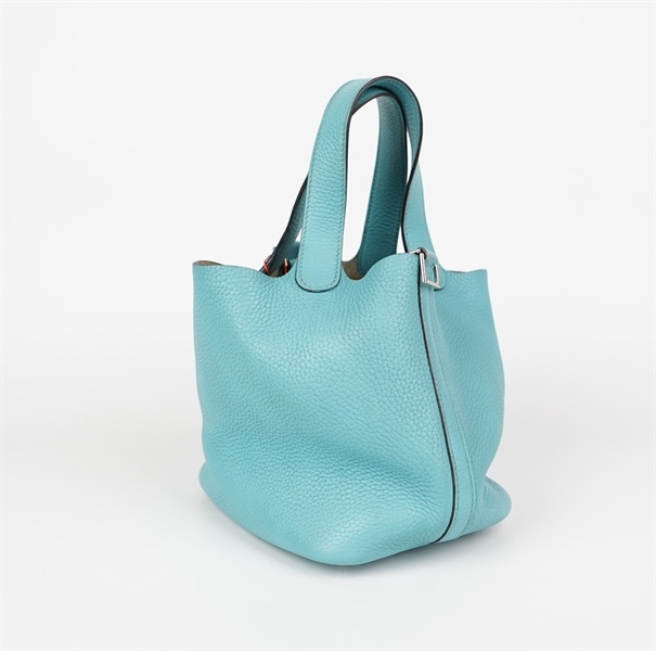 Túi Hermes xanh dương size 18 (HC) +