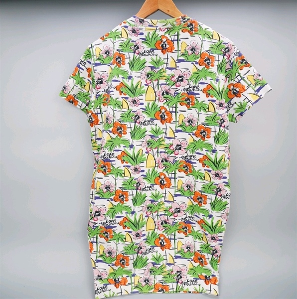 Áo thun Moschino xanh hoa bướm (BQ) KG+