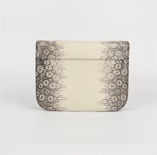 Túi Celine Classic Box da trăn màu trắng size 23 (HC) +