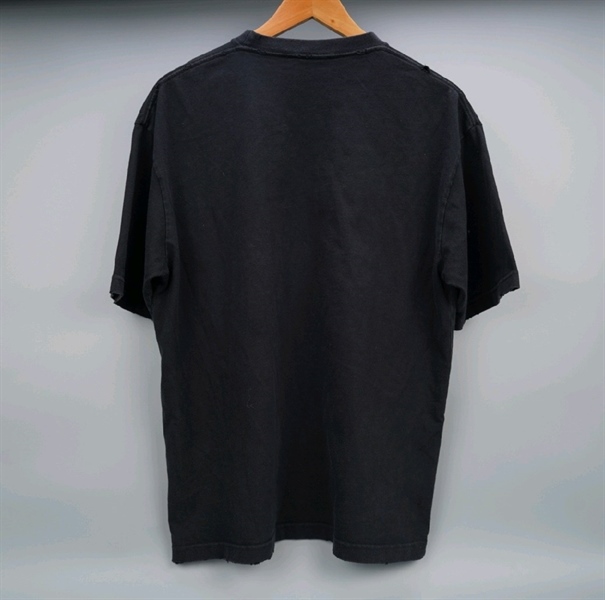 Áo thun Balenciaga đen in chữ (BQ) KG+