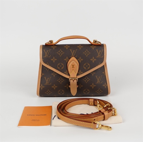 Túi LV hoa nâu viền cam (FL3159) sz23 (HC) +