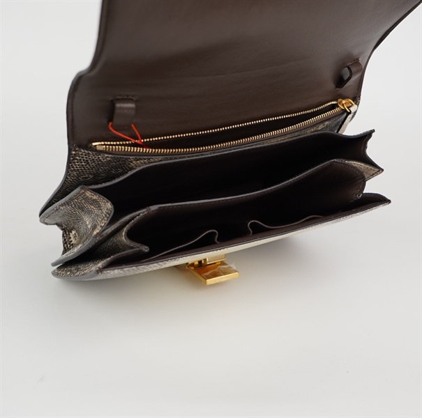 Túi Celine Classic Box da trăn màu trắng size 23 (HC) +