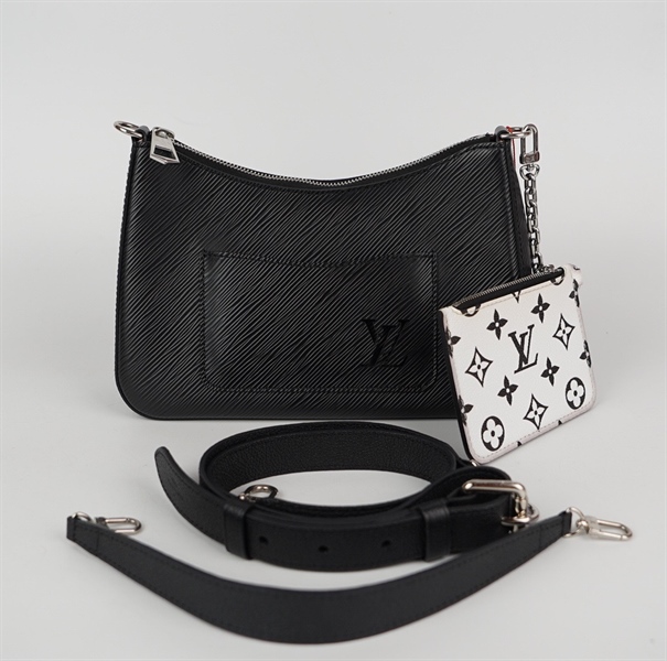Túi LV vân đen kèm ví nhỏ size 25 (HC) +