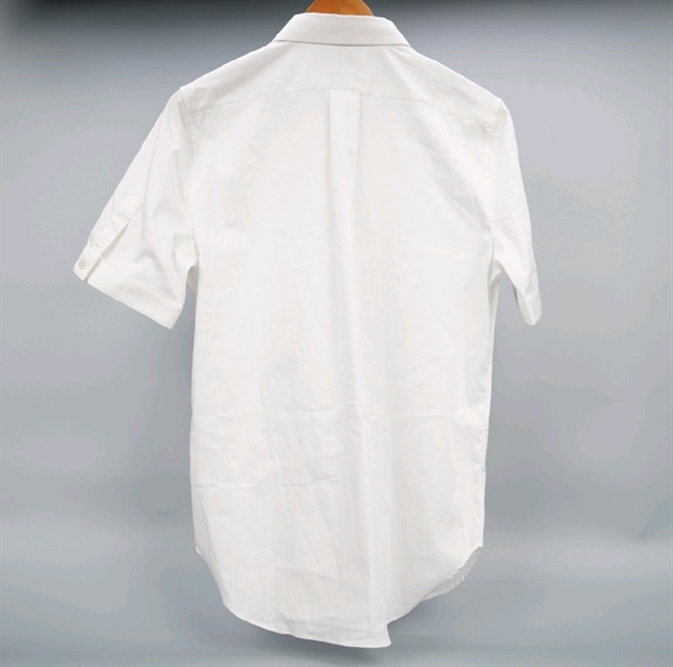 Áo sơ mi Alexander MQueen trắng tay ngắn (BQ) KG+