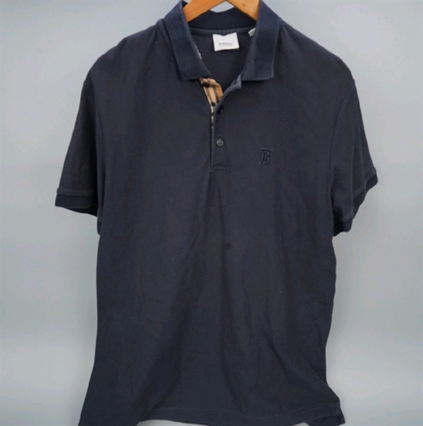 Áo thun BBR polo đen viền cổ (BQ) KG+