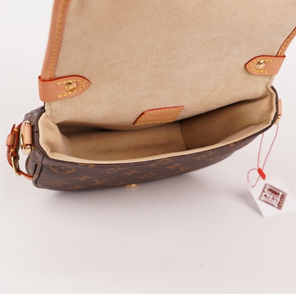 Túi LV hoa nâu viền cam size 18 (HC) +