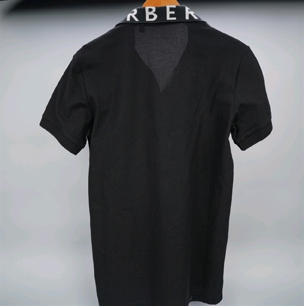 Áo thun BBR đen cổ in chữ (BQ) KG+