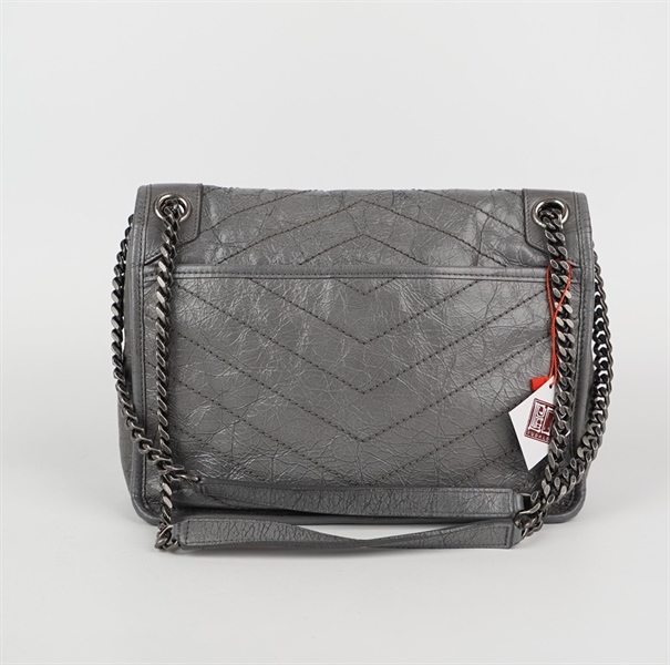 Túi YSL xám (MAL498894-0818) sz28 (HC) +