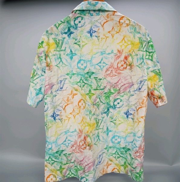Áo Sơ mi LV xanh size S (BQ) KG+