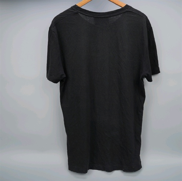 Áo thun GG đen in logo (BQ) KG+