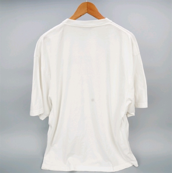 Áo thun Balenciaga trắng chữ đen (BQ) KG+